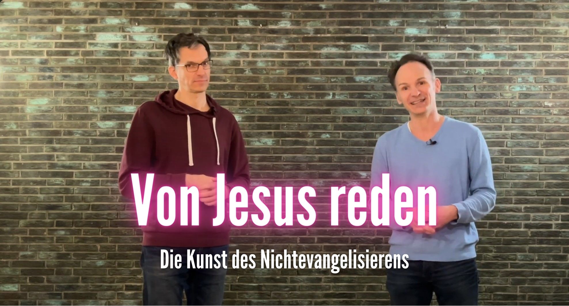 André Peter und David Schäfer sprechen über die Kunst des Nichtevangelisierens